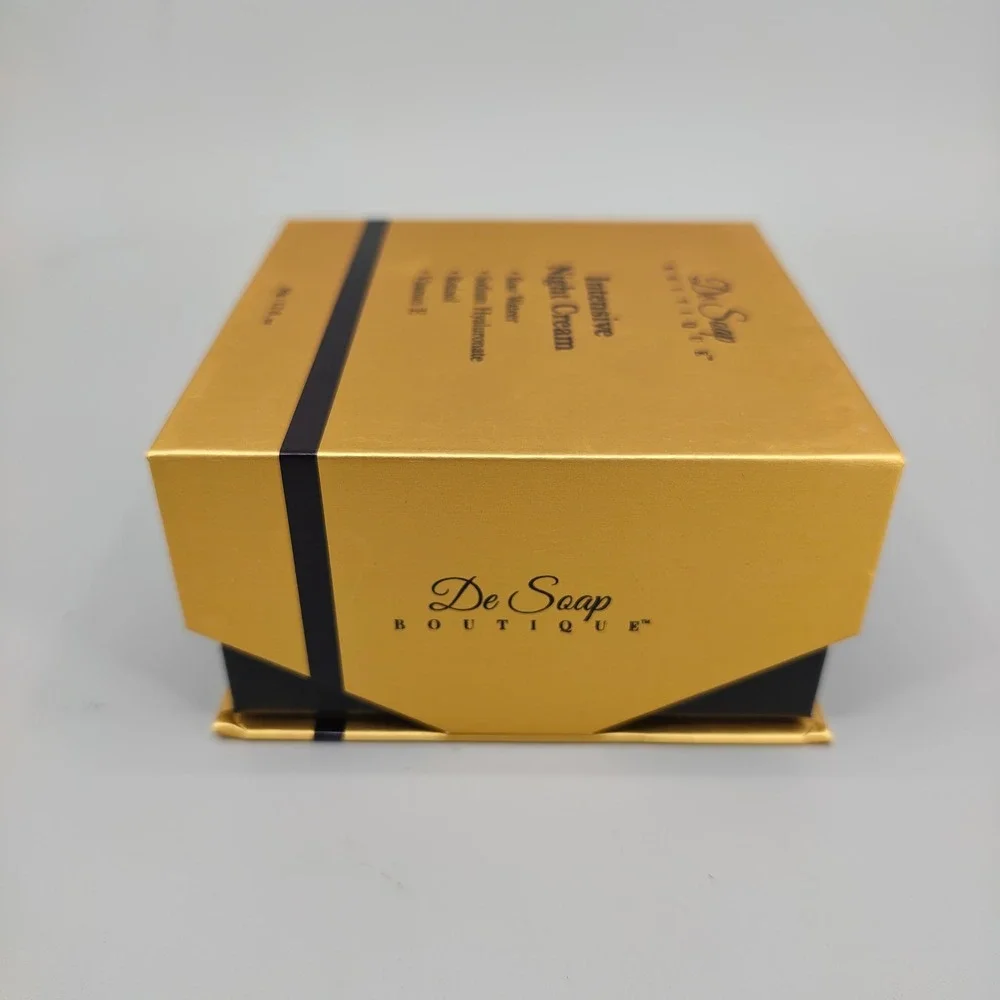 De Soap Boutique Intensive Night Cream Retinol Vitamin E 1.7oz 50g Rose Water